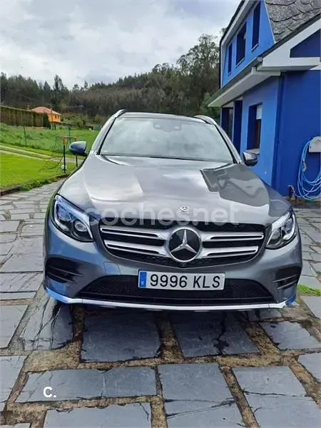 Usado Mercedes GLC250 204 CV (150 kW) 2018 Gris / plata SUV