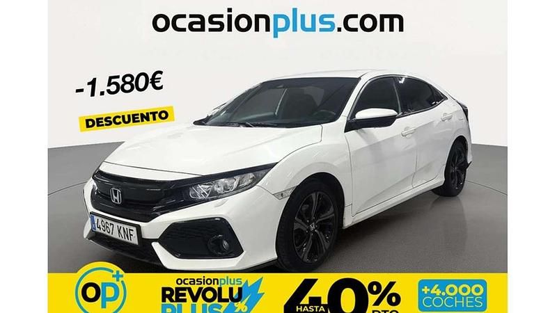 Usado Honda Civic Elegance 129 CV (94 kW) 2018 Blanco Utilitario