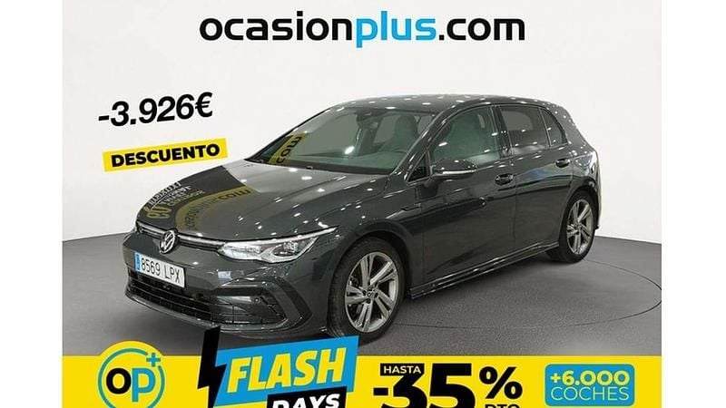 Usado VW Golf VII R-line 150 CV (110 kW) 2021 Gris Utilitario