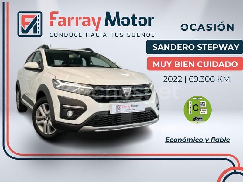 Blanco Usado 2022 Dacia Sandero Comfort Berlina | 14.900 € (Un poco caro) - Imagen 1/4