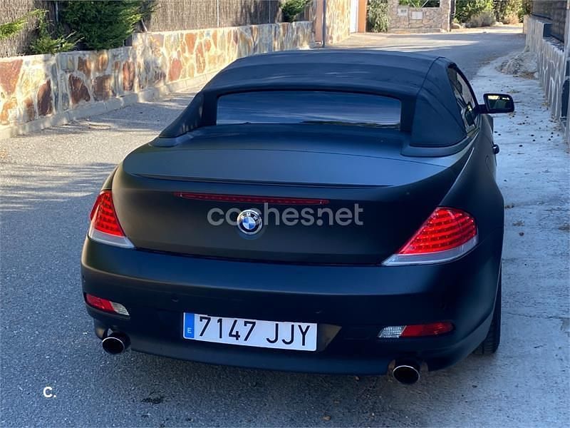 Usado BMW 645 Cabriolet 333 CV (244 kW) 2005 Negro Descapotable