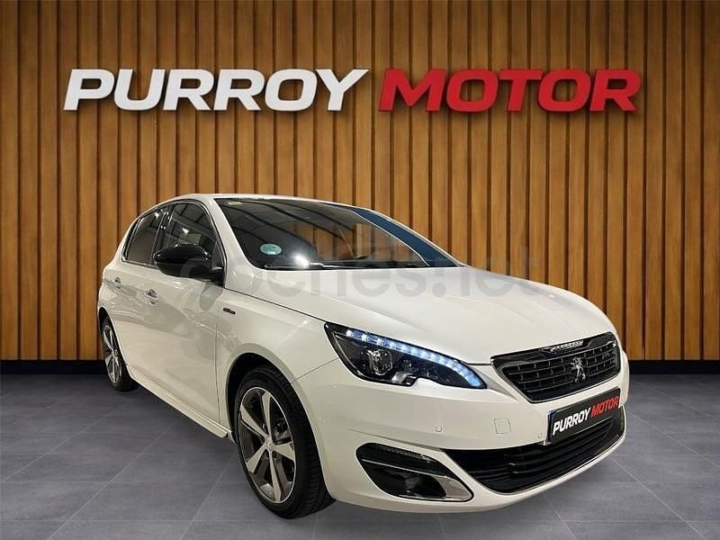 Usado Peugeot 308 GT-line 130 CV (95 kW) 2015 Blanco Berlina