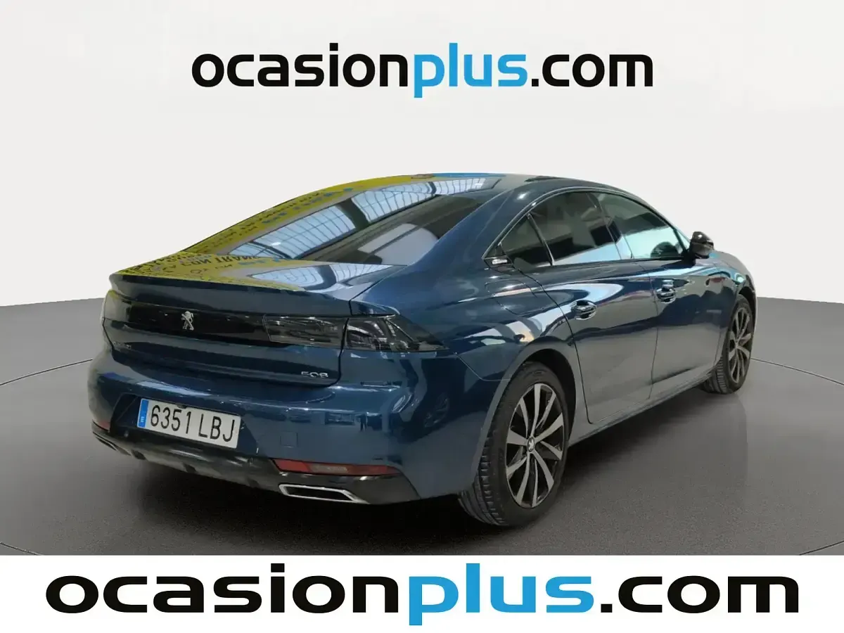 Usado Peugeot 508 GT-line 130 CV (95 kW) 2019 Azul Berlina