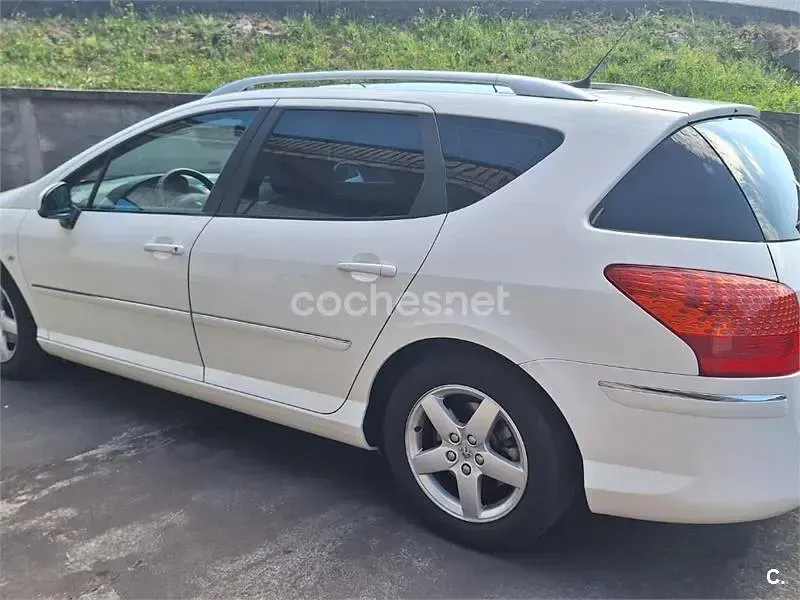 Usado Peugeot 407 Business-Line 110 CV (80 kW) 2010 Blanco Familiar