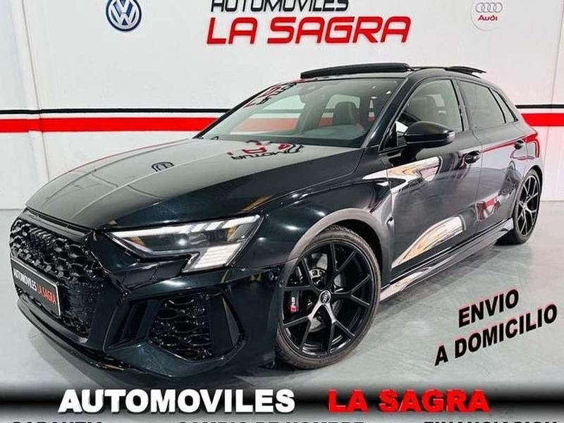 Usado Audi RS3 Sportback Ambiente 400 CV (294 kW) 2022 Negro Utilitario