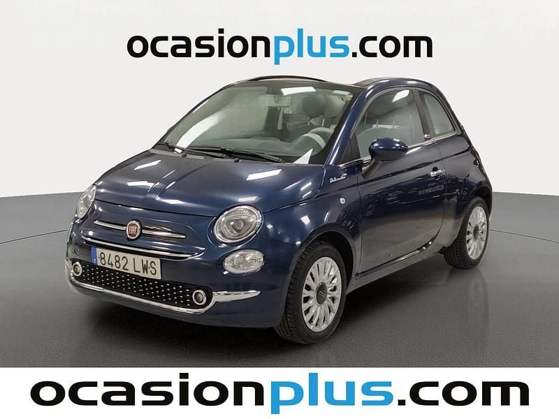 Usado Fiat 500C Dolcevita 71 CV (52 kW) 2022 Azul Descapotable