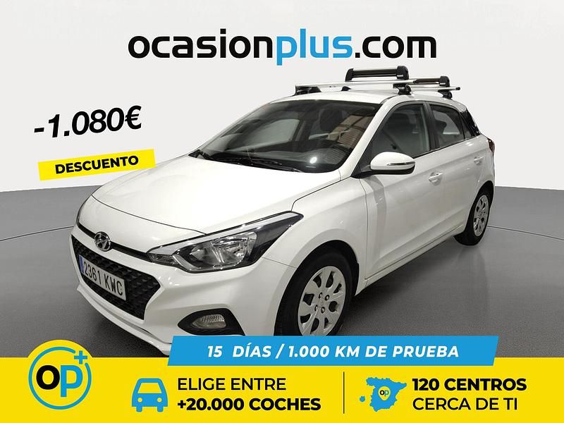 Blanco Usado 2019 Hyundai i20 Berlina | 11.890 € (Precio justo) - Imagen 1/4