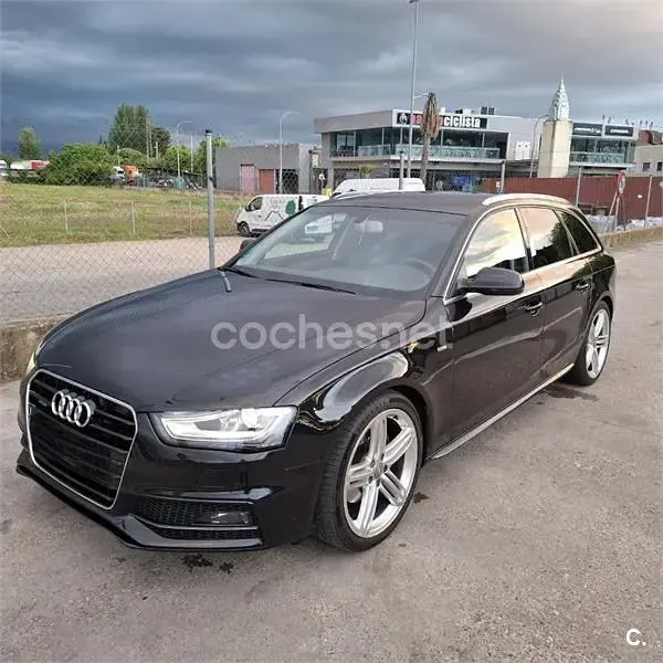 Usado Audi A4 S-Line 225 CV (165 kW) 2014 Negro Familiar