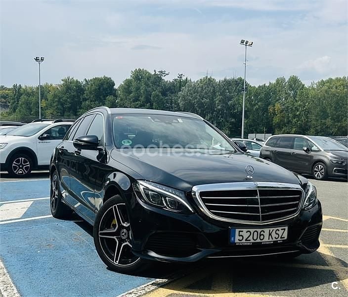 Negro Usado 2016 Mercedes C220 Familiar | 14.500 € (Super precio) - Imagen 1/4