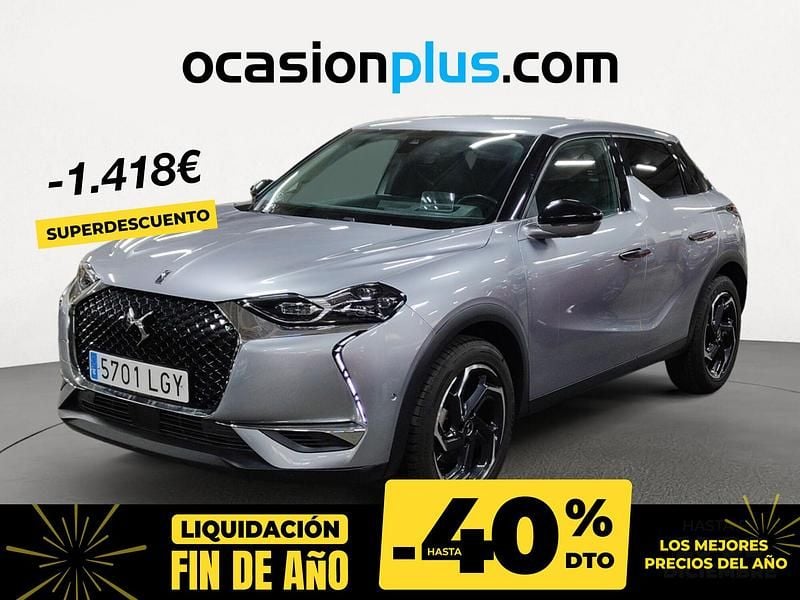 Gris Usado 2020 DS Automobiles DS3 Crossback Grand Chic SUV | 15.600 € (Precio justo) - Imagen 1/4