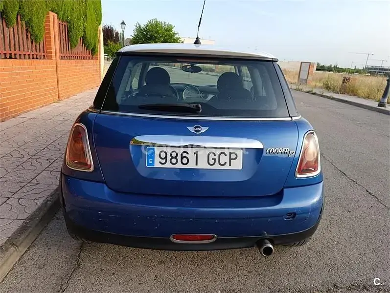 Usado Mini Cooper D 110 CV (80 kW) 2008 Azul Utilitario