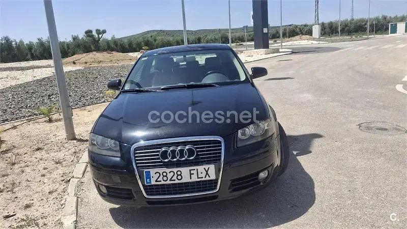 Usado Audi A3 Attraction 105 CV (77 kW) 2007 Negro Utilitario