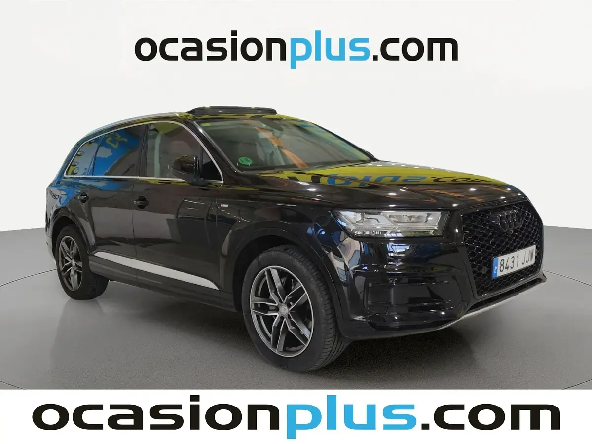 Usado Audi Q7 S-Line 272 CV (200 kW) 2015 Negro SUV