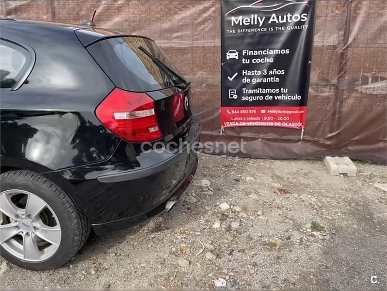 Usado BMW 116 122 CV (89 kW) 2009 Negro Utilitario