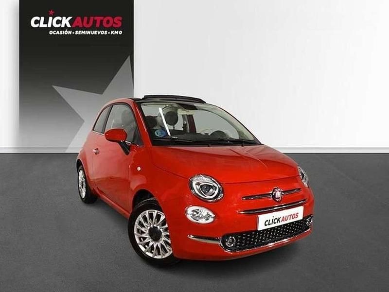 Usado Fiat 500 71 CV (52 kW) 2023 Rojo Descapotable