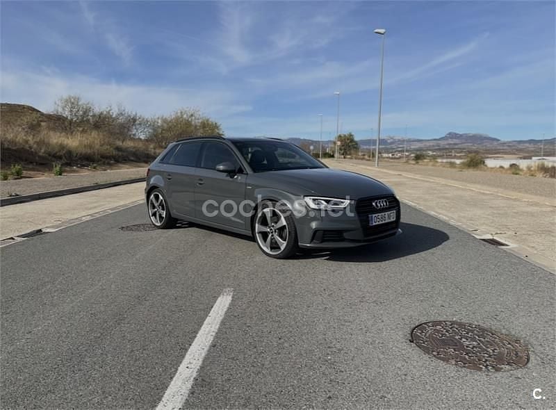 Brugt Audi A3 Black Edition 150 HK (110 kW) 2019 Grå Sedan