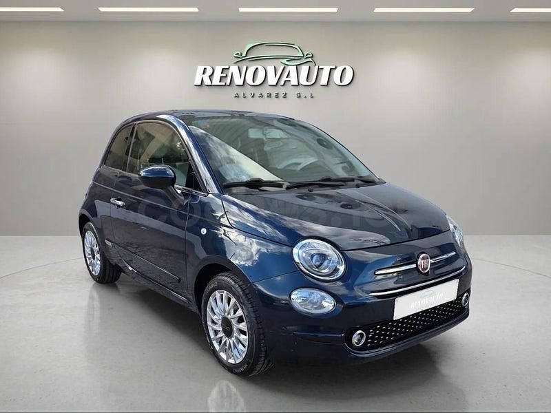Usado Fiat 500 Lounge 69 CV (50 kW) 2019 Azul Berlina