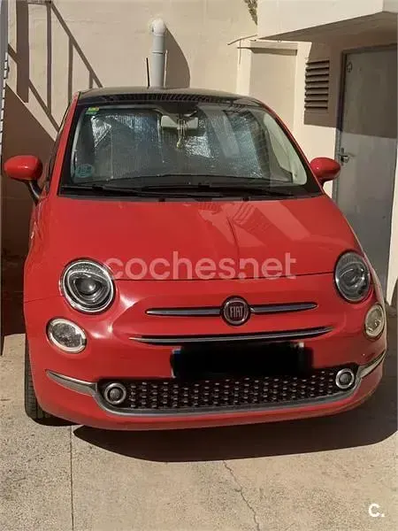 Usado Fiat 500 Lounge 69 CV (50 kW) 2018 Rojo Berlina