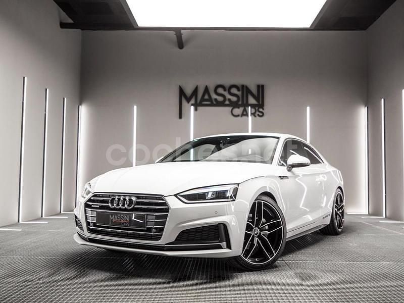 Blanco Usado 2017 Audi A5 S-Line Coupe | 26.999 € (Buen precio) - Imagen 1/4