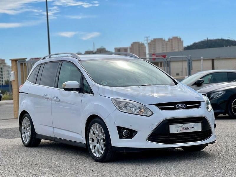 Usado Ford Grand C-Max Titanium 140 CV (102 kW) 2012 Blanco Monovolumen