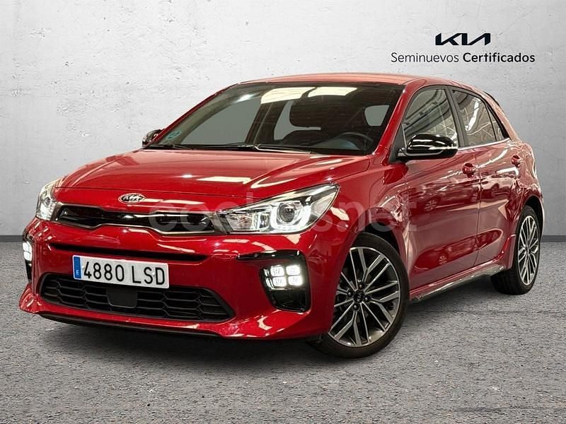 Rojo Usado 2021 Kia Rio GT-Line Berlina | 15.900 € (Caro) - Imagen 1/4