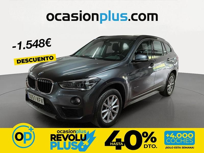 Usado BMW X1 150 CV (110 kW) 2017 Gris SUV