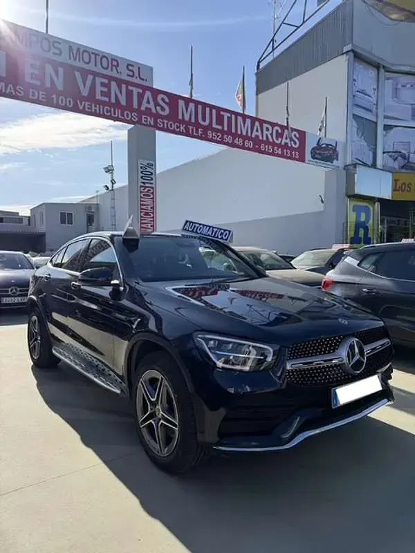 Usado Mercedes GLC300e 306 CV (225 kW) 2021 Azul SUV