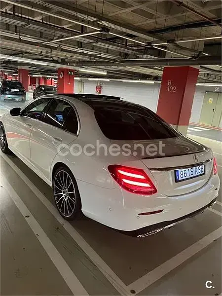 Usado Mercedes E220 194 CV (142 kW) 2018 Blanco Berlina
