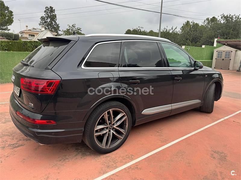 Usado Audi Q7 S-Line 272 CV (200 kW) 2017 Negro SUV