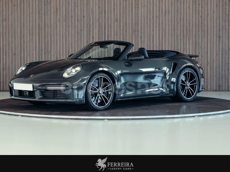 Gris / plata Usado 2022 Porsche 911 Turbo S Cabriolet Descapotable | 349.100 € - Imagen 1/4