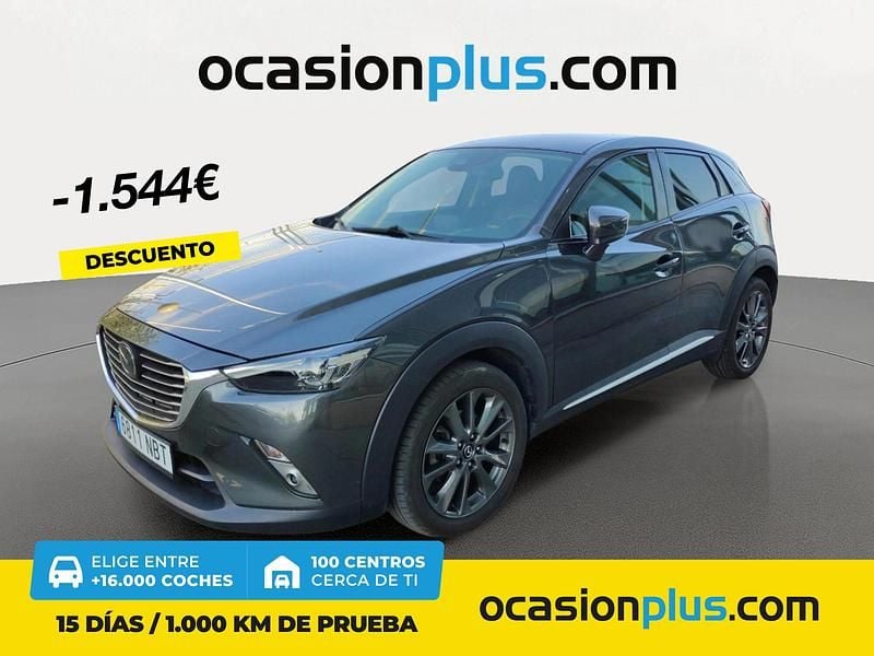Gris Usado 2018 Mazda CX-3 Style+ SUV | 14.790 € (Precio justo) - Imagen 1/4