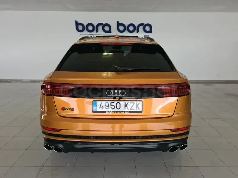 Usado Audi Q8 S-Line 435 CV (319 kW) 2019 Naranja SUV