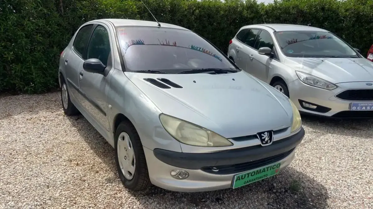 Usado Peugeot 206 109 CV (80 kW) 2003 Gris Utilitario