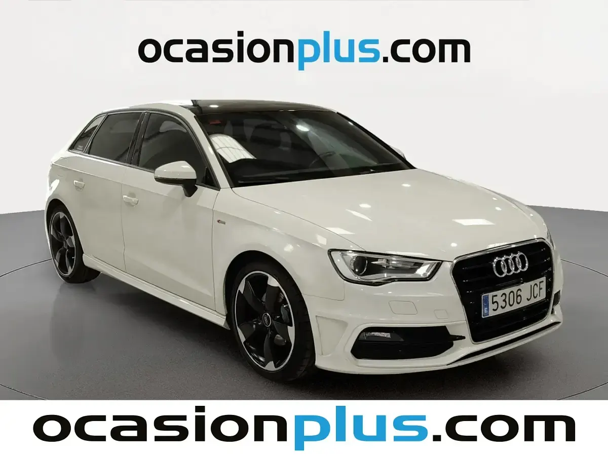 Usado Audi A3 S-Line 150 CV (110 kW) 2015 Blanco Utilitario