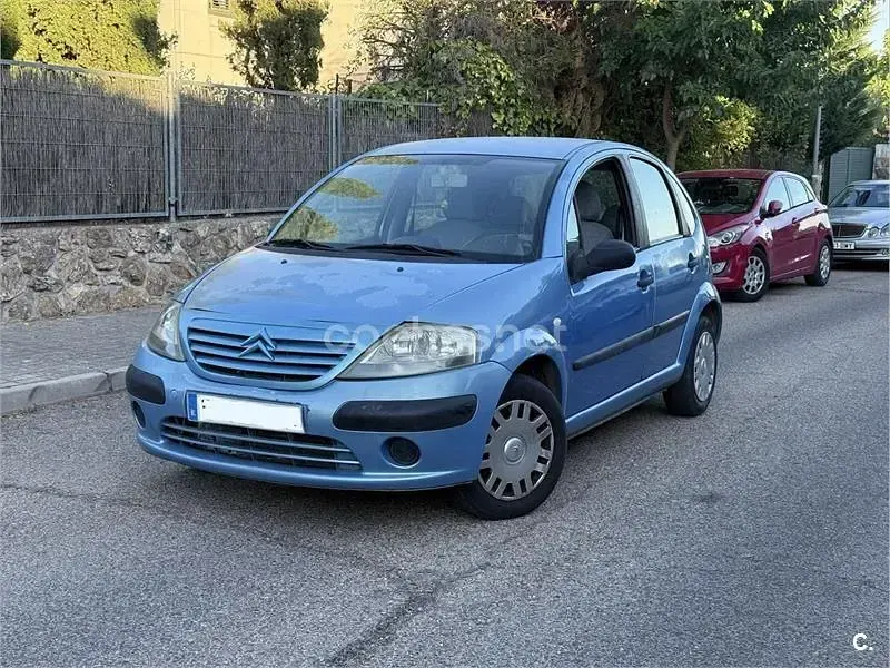 Usado Citroën C3 Exclusive 92 CV (67 kW) 2003 Azul Berlina
