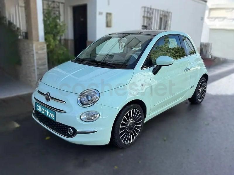 Usado Fiat 500 Lounge 69 CV (50 kW) 2017 Verde Berlina
