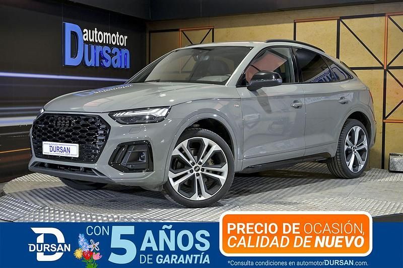 Usado Audi Q5 S-Line 204 CV (150 kW) 2021 Gris SUV