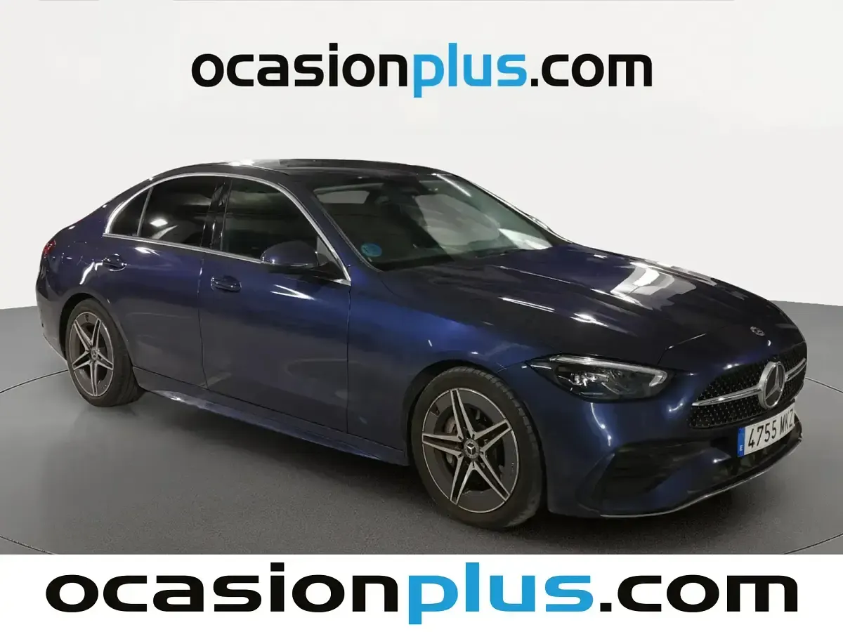 Usado Mercedes C200 163 CV (119 kW) 2023 Azul Berlina