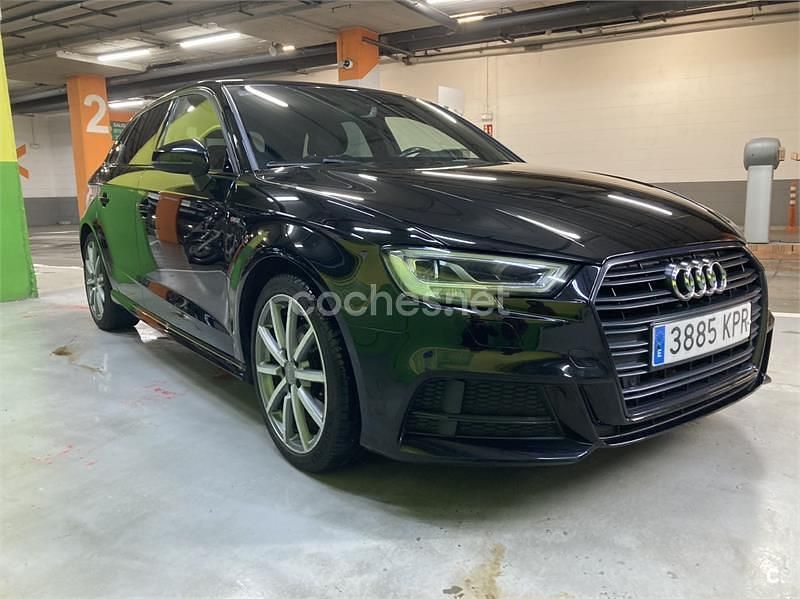 Negro Usado 2018 Audi A3 S-Line Berlina | 15.000 € (Buen precio) - Imagen 1/4