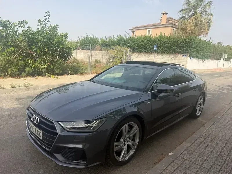 Usado Audi A7 Sportback S-Line 340 CV (250 kW) 2019 Gris / plata Utilitario