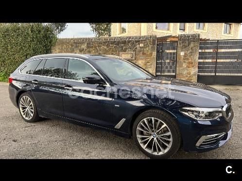 Usado BMW 520 190 CV (139 kW) 2018 Azul Familiar