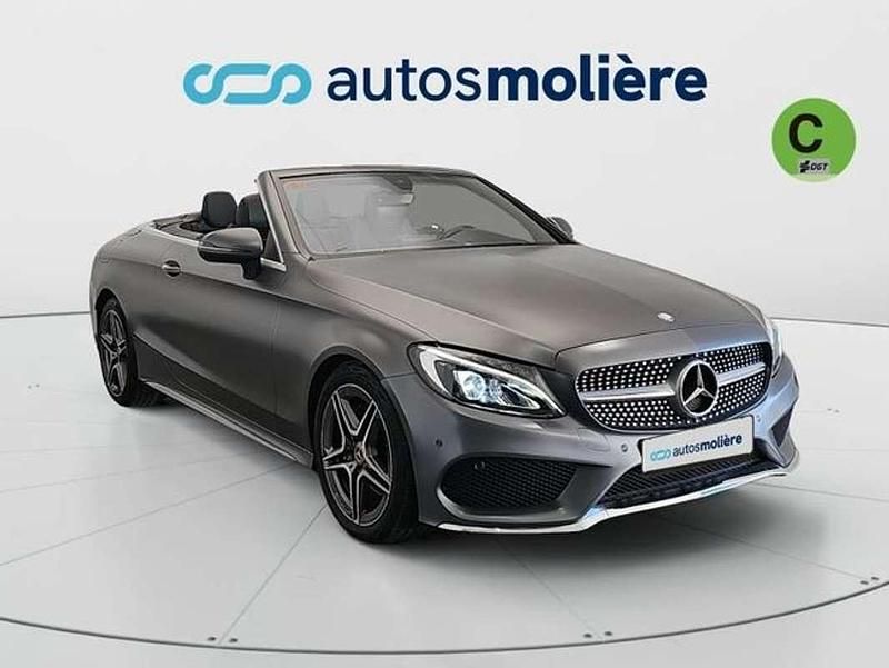 Usado Mercedes C220 170 CV (125 kW) 2017 Gris Descapotable