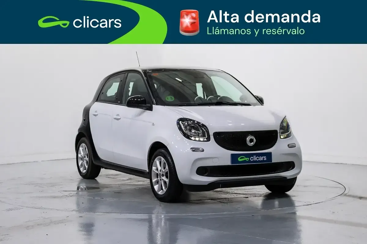 Usado Smart ForFour Passion 71 CV (52 kW) 2016 Blanco Utilitario