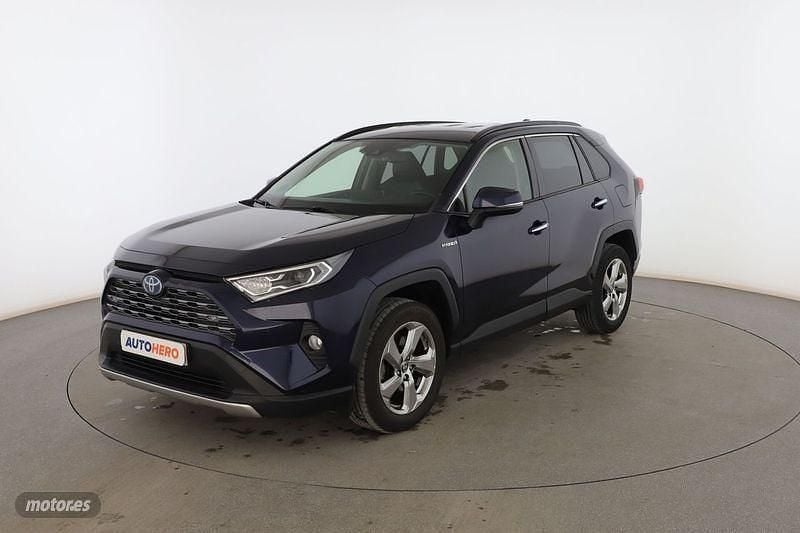 Azul Usado 2019 Toyota RAV4 Hybrid Advance SUV | 28.299 € (Precio justo) - Imagen 1/3