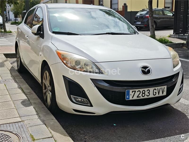 Usado Mazda 3 Sportive 151 CV (111 kW) 2010 Blanco Berlina