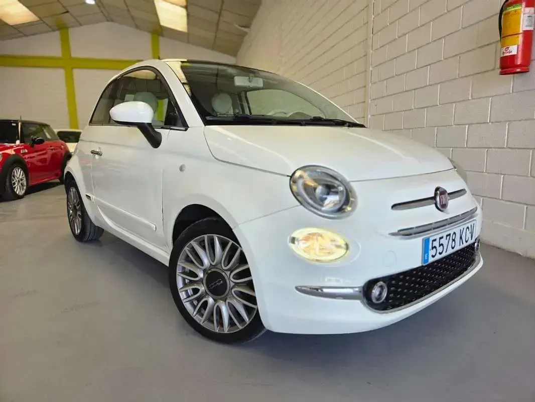 Usado Fiat 500 Lounge 69 CV (50 kW) 2018 Blanco Utilitario