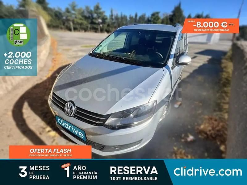 Gris / plata Usado 2010 VW Sharan Advance Monovolumen | 9490 € (Precio justo) - Imagen 1/3