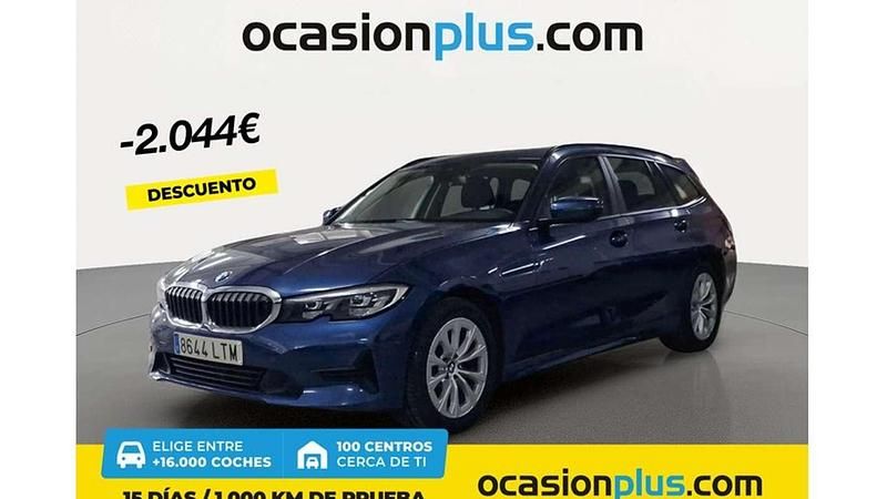 Azul Usado 2021 BMW 318 Familiar | 20.446 € (Buen precio) - Imagen 1/4