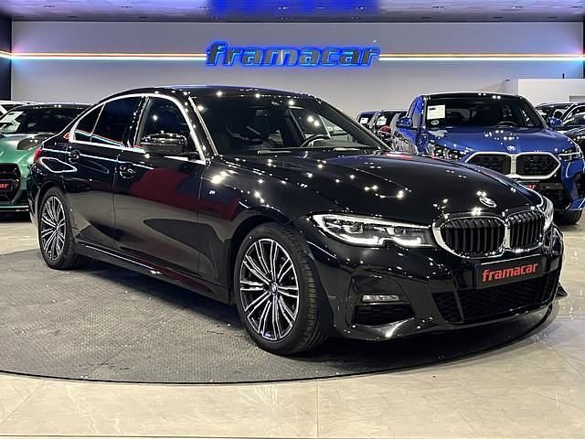 Usado BMW 320 Sport Line 190 CV (139 kW) 2021 Negro Familiar