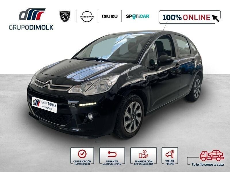 Negro Usado 2015 Citroën C3 PureTech Utilitario | 6900 € (Precio justo) - Imagen 1/4